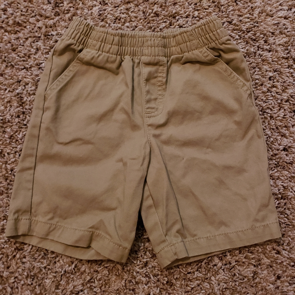 Khaki Stretchable Shorts